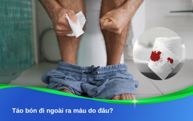 Táo bón đi ngoài ra máu do đâu?