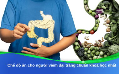Chế độ ăn cho người viêm đại tràng chuẩn khoa học nhất
