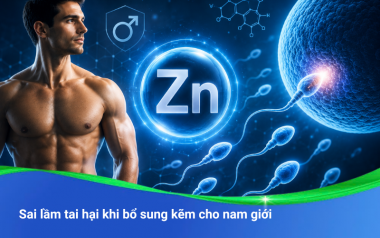 Sai lầm tai hại khi bổ sung kẽm cho nam giới mà nhiều người không hề hay biết